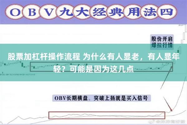 股票加杠杆操作流程 为什么有人显老，有人显年轻？可能是因为这几点