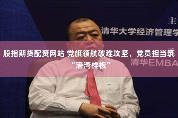 股指期货配资网站 党旗领航破难攻坚，党员担当筑 “港湾样板”