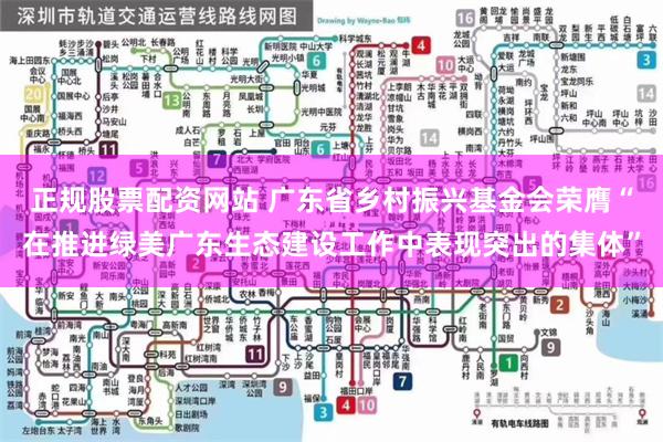 正规股票配资网站 广东省乡村振兴基金会荣膺“在推进绿美广东生态建设工作中表现突出的集体”