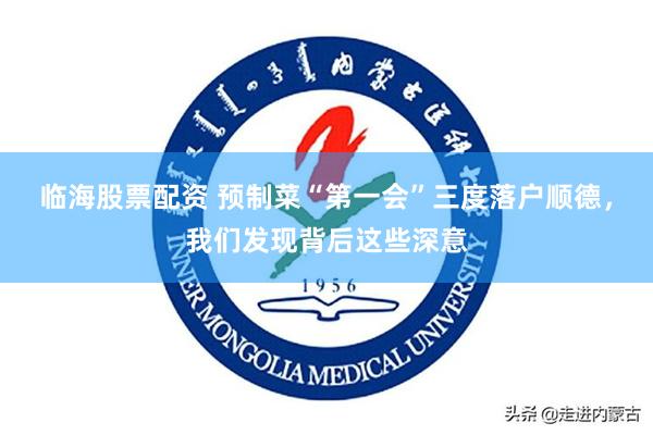 临海股票配资 预制菜“第一会”三度落户顺德，我们发现背后这些深意