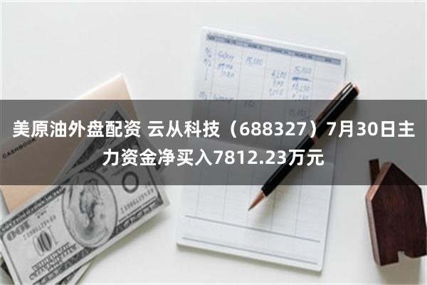 美原油外盘配资 云从科技（688327）7月30日主力资金净买入7812.23万元