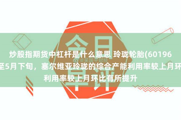 炒股指期货中杠杆是什么意思 玲珑轮胎(601966.SH)：截至5月下旬，塞尔维亚玲珑的综合产能利用率较上月环比有所提升