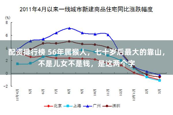 配资排行榜 56年属猴人，七十岁后最大的靠山，不是儿女不是钱，是这两个字