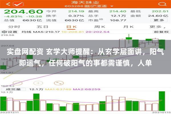 实盘网配资 玄学大师提醒：从玄学层面讲，阳气即运气，任何破阳气的事都需谨慎，人单