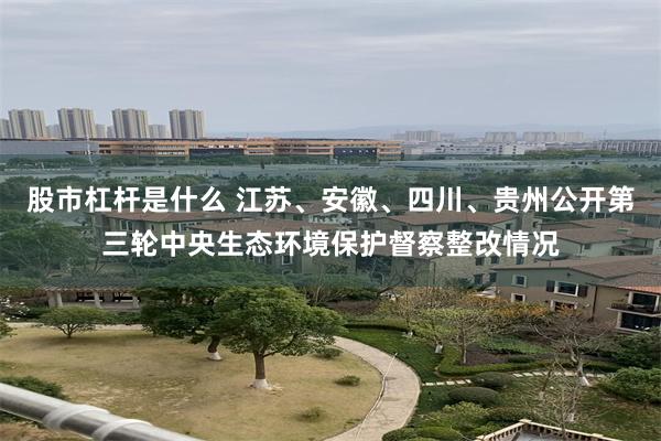 股市杠杆是什么 江苏、安徽、四川、贵州公开第三轮中央生态环境保护督察整改情况