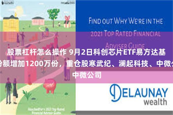 股票杠杆怎么操作 9月2日科创芯片ETF易方达基金份额增加1200万份，重仓股寒武纪、澜起科技、中微公司