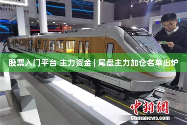 股票入门平台 主力资金 | 尾盘主力加仓名单出炉