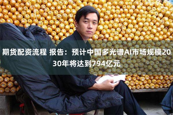 期货配资流程 报告：预计中国多光谱AI市场规模2030年将达到794亿元